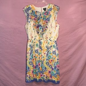 Soho Apparel Multicolor Wildflower Midi Dress